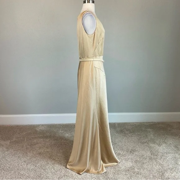 Lauren Ralph Lauren Gold Sleeveless Dress - Picture 4 of 8